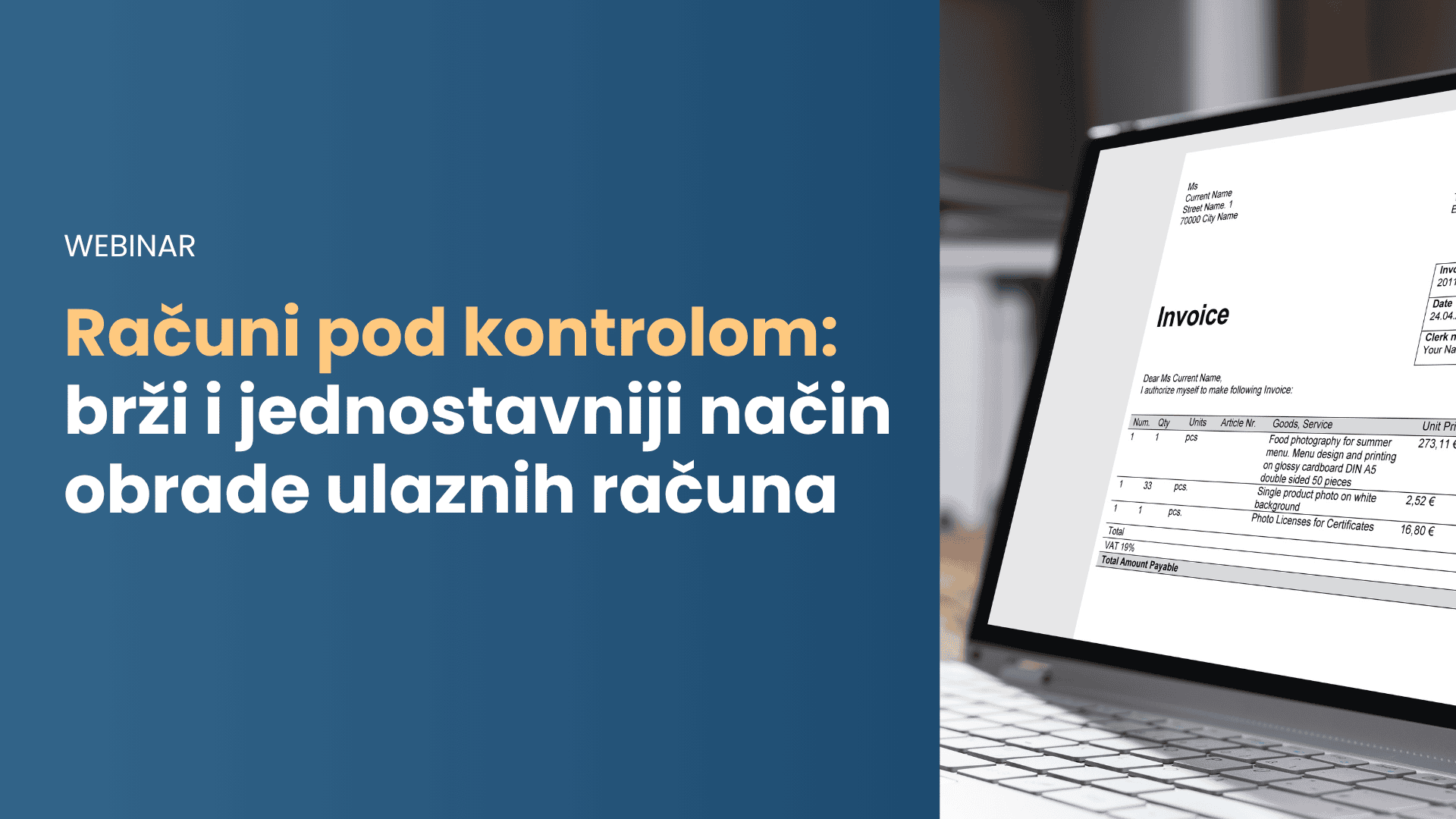 Pogledajte webinar: Računi pod kontrolom