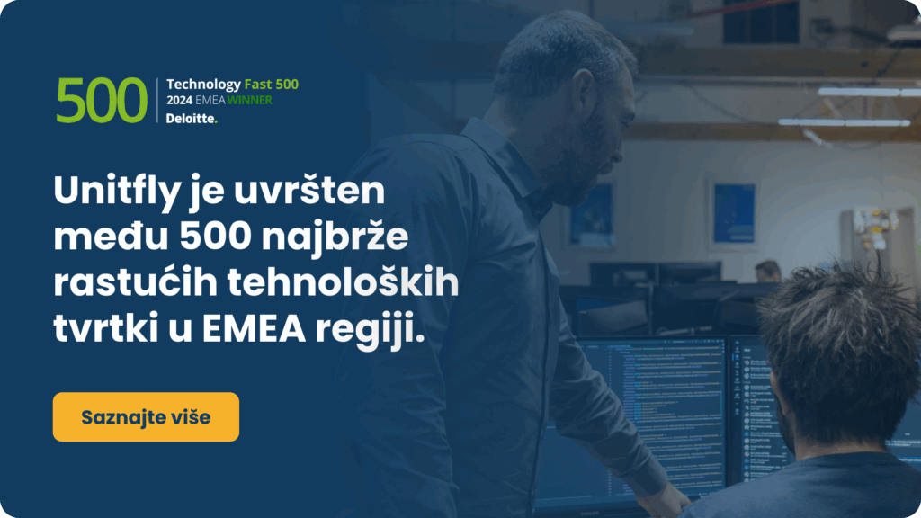 Unitfly uvršten na Deloitte Fast 500 ljestvicu za EMEA regiju