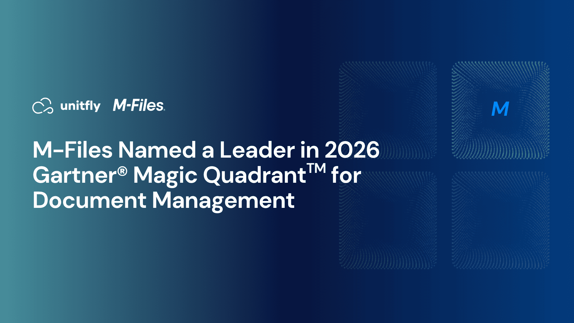 M-Files is a Leader in Gartner Magic Quadrant 2026