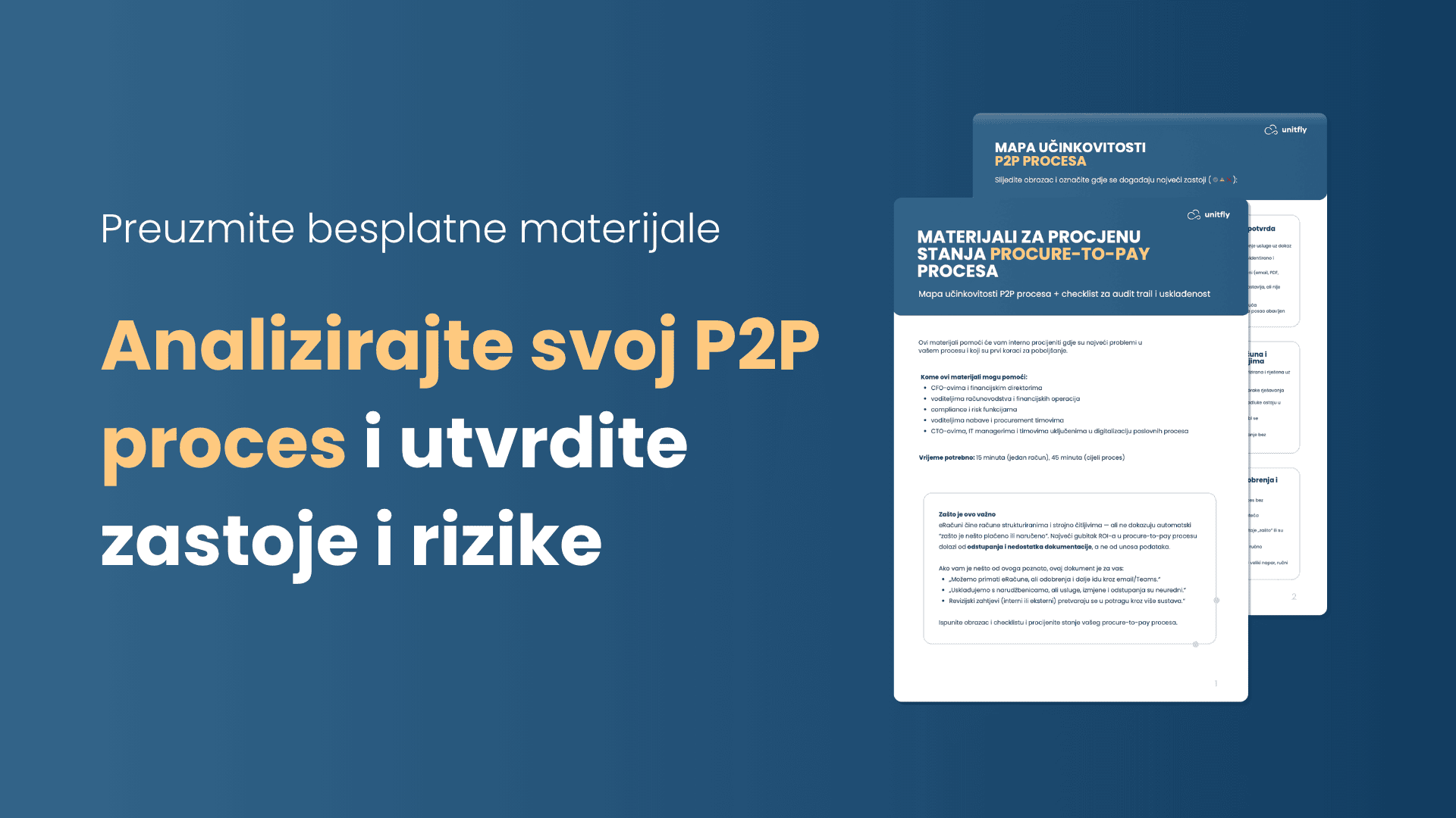 Preuzmite materijale za procjenu stanja P2P procesa