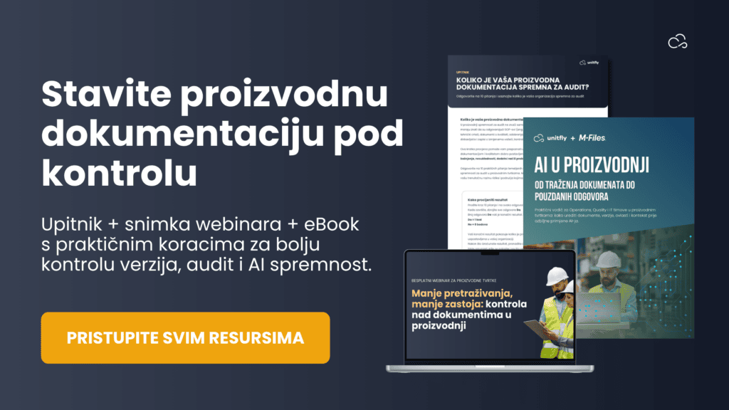 Popup Resursi za upravljanje dokumentima u proizvodnji