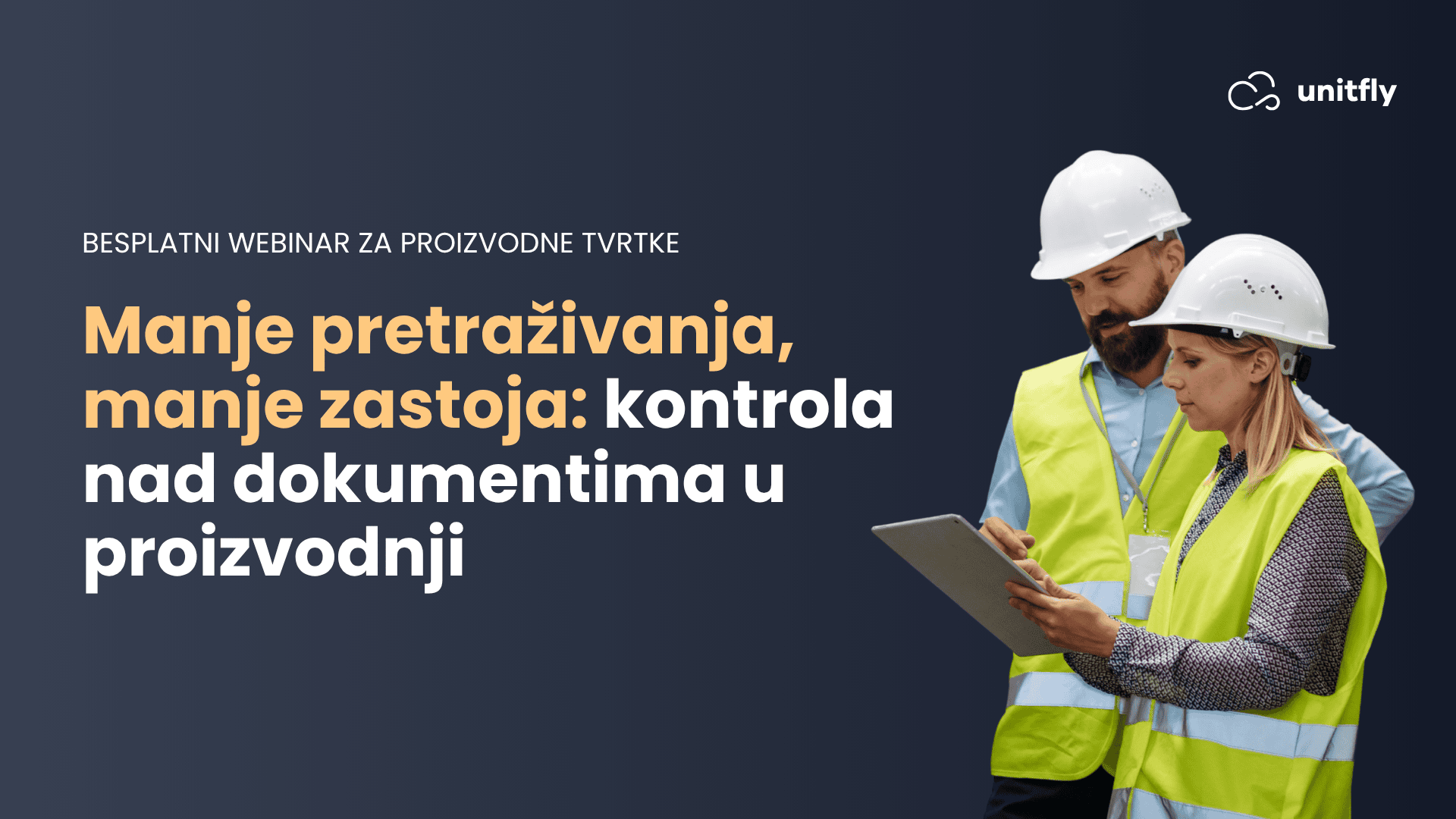 Snimka webinara o upravljanju dokumentacijom u proizvodnim tvrtkama